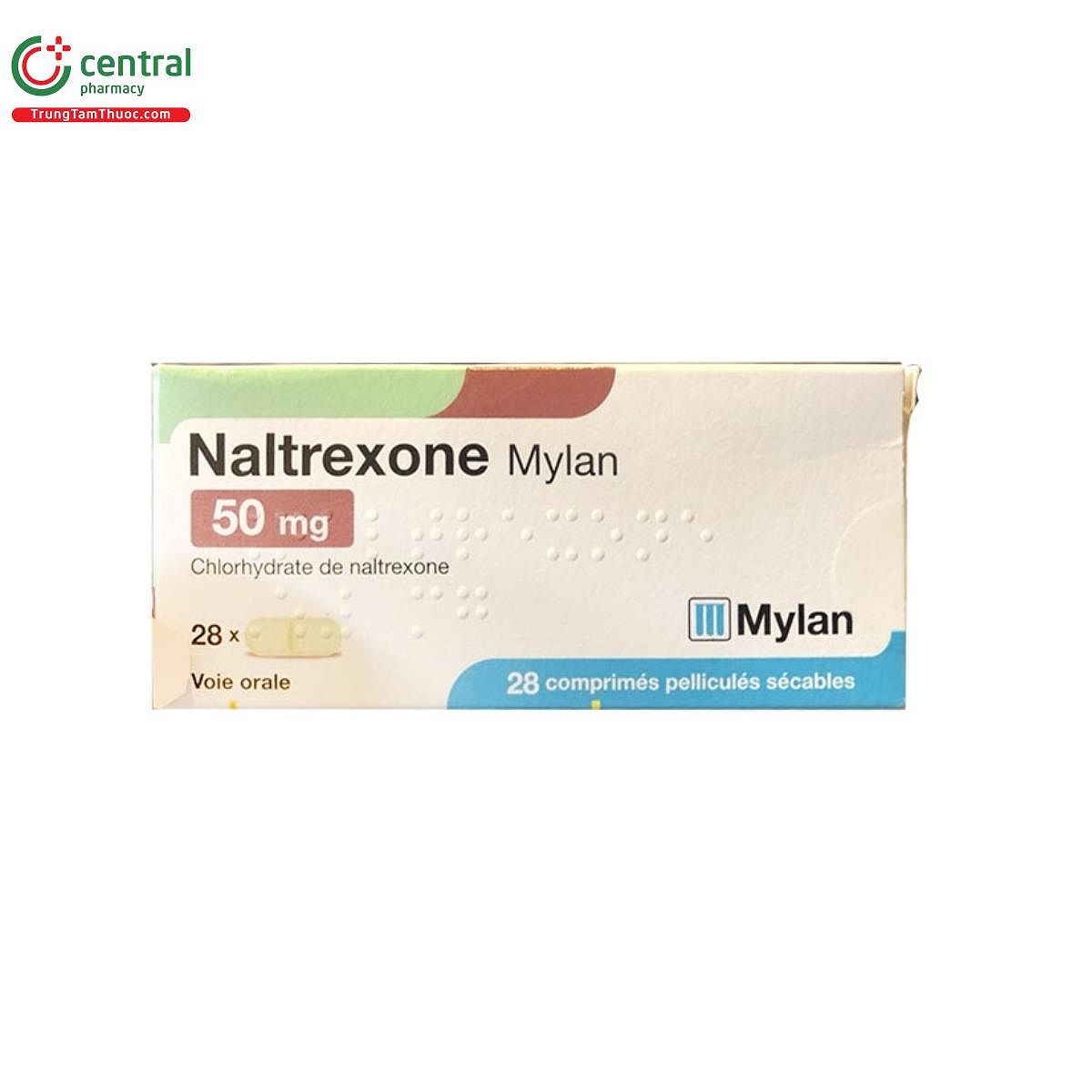 Naltrexone 50mg mylan 1 J3482