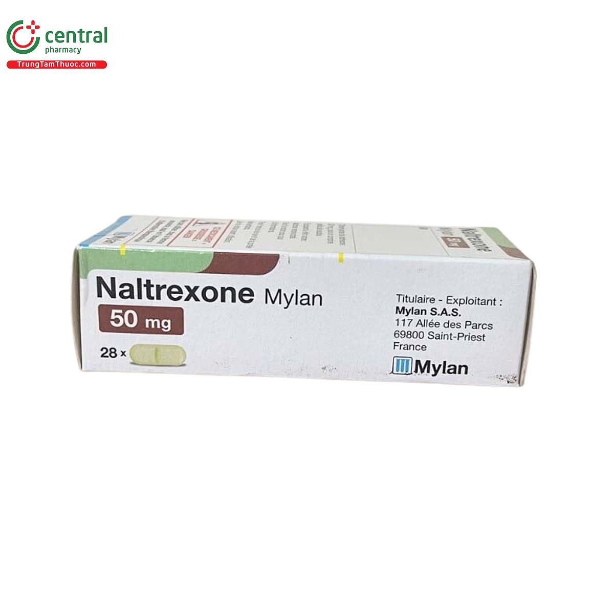 Naltrexone 50mg mylan 3 C1248