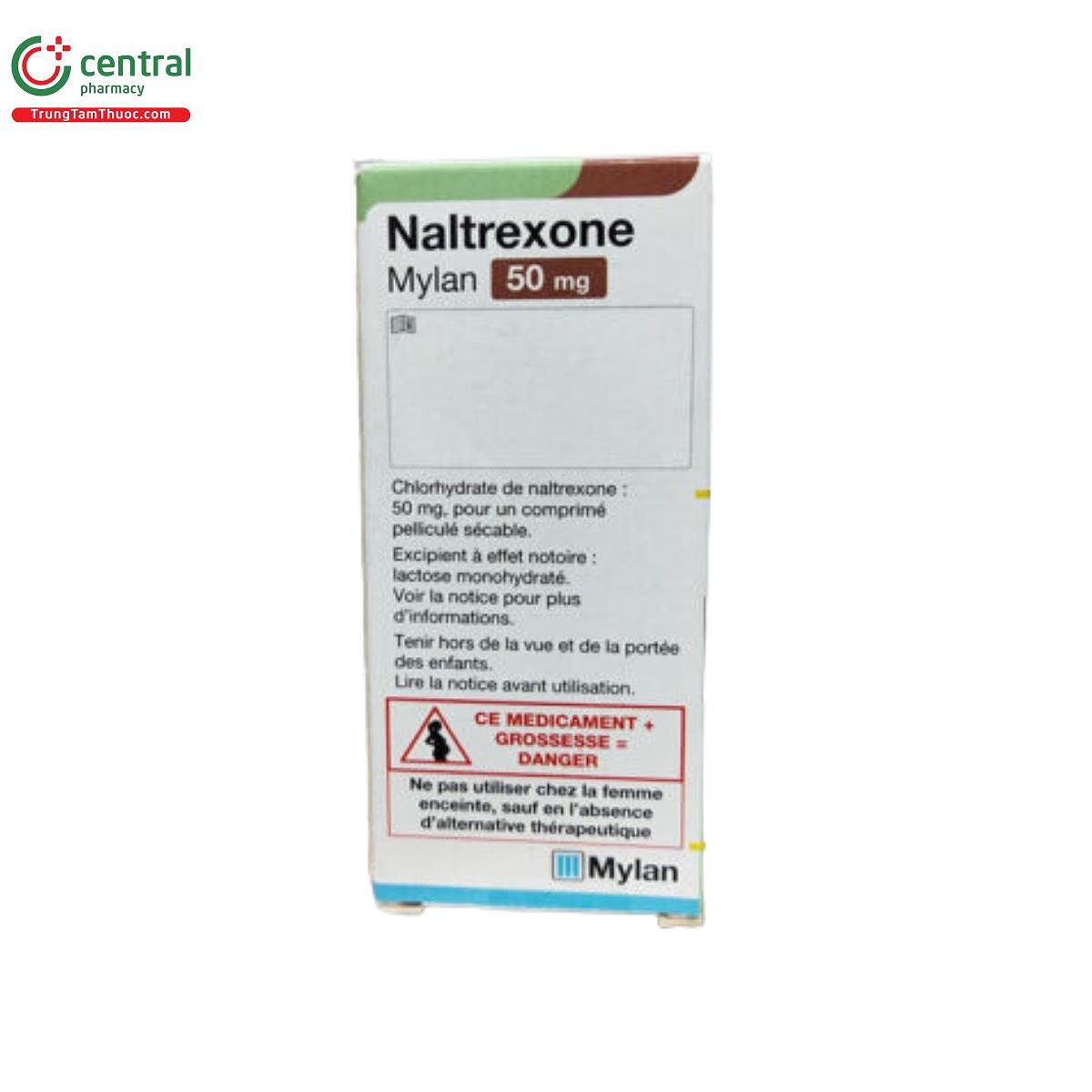 Naltrexone 50mg Mylan