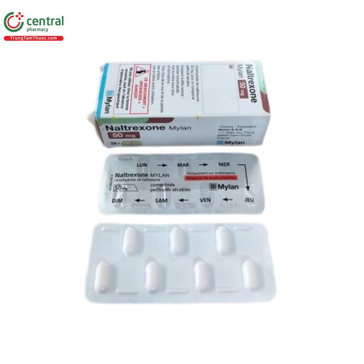 Naltrexone 50mg Mylan