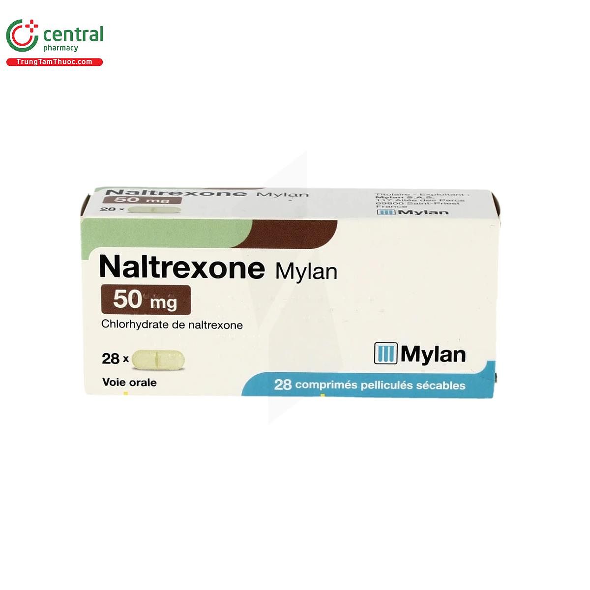 Naltrexone 50mg Mylan